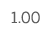 1.00 Carat Weight