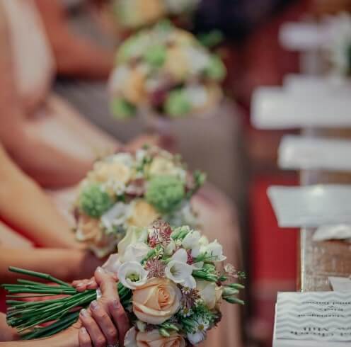 bridesmaids flowers