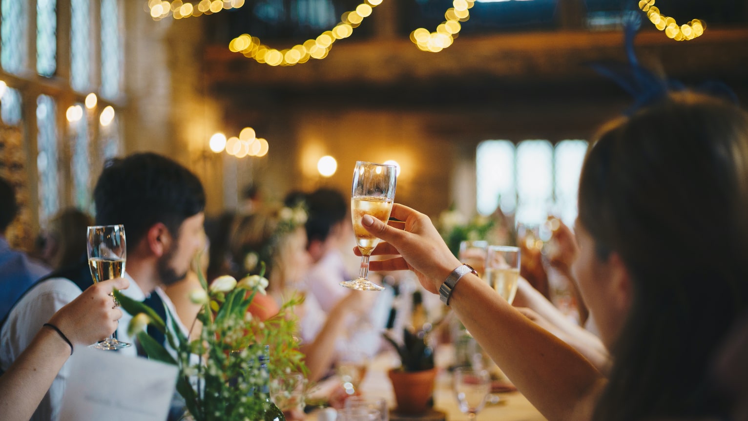 Toast at Wedding