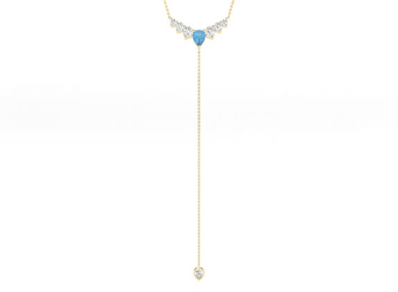 Gaia Aquamarine Necklace