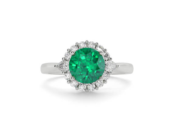 Round/Emerald