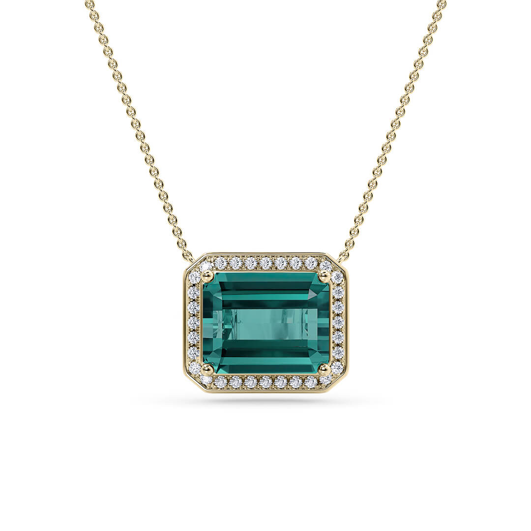 Kaleida Octagon Necklace in Yellow Gold (18k)