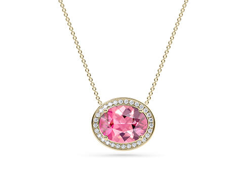 Kaleida Oval Necklace in Жълто злато (9k)