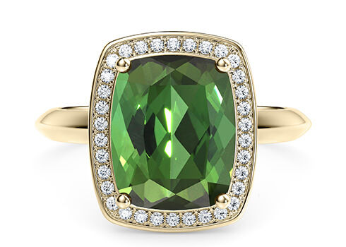Kaleida Cushion Ring
 in Ouro amarelo