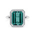 Kaleida Octagon Teal Tourmaline Cocktail