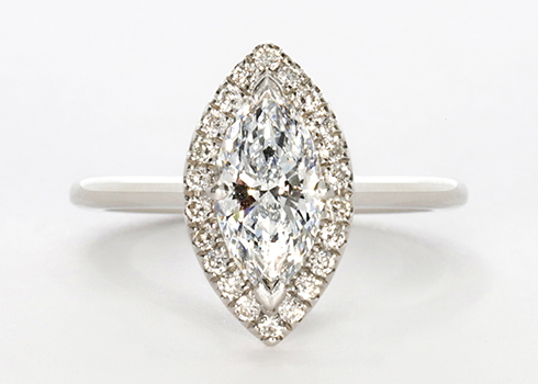 Rossetti Engagement Ring in Platin.