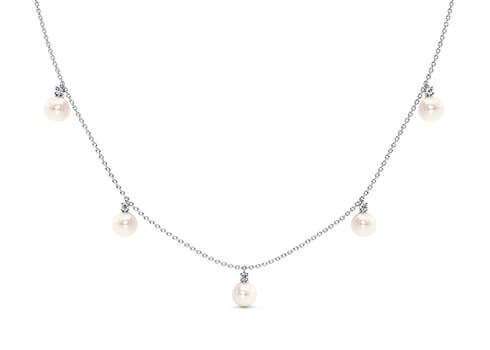 Naiad Necklace in 白金.