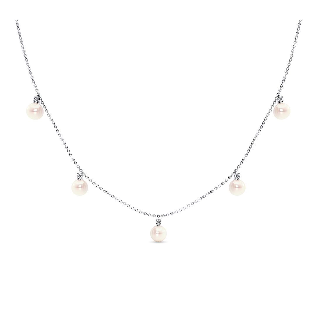 Naiad Necklace in White Gold (18k)