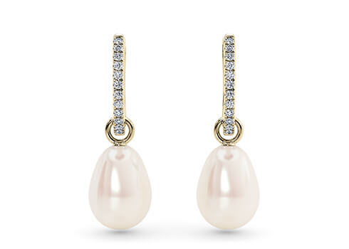 Tesora Oval Drops in 黄金（9K）