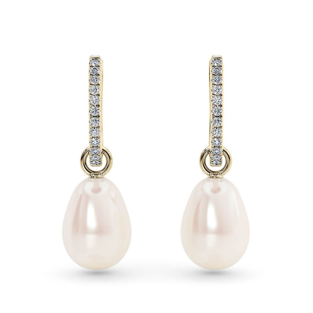 Tesora Oval Drops in Yellow Gold (18k)