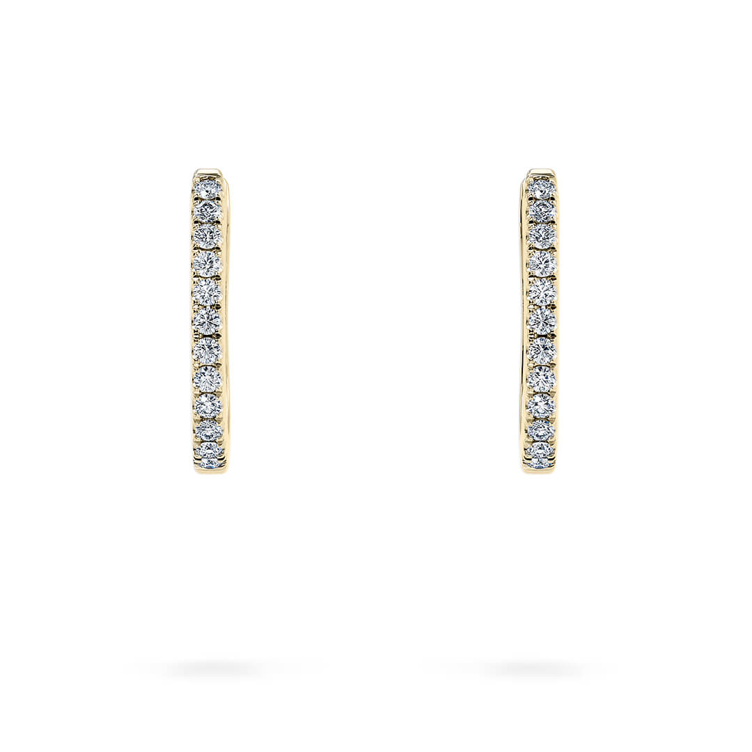 Tesora Oval Drops in Yellow Gold (18k)