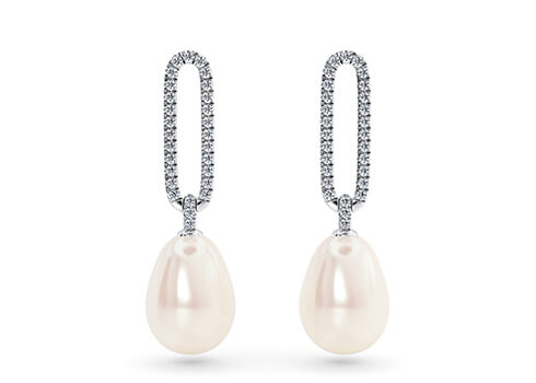 Perla Drops in 白金.