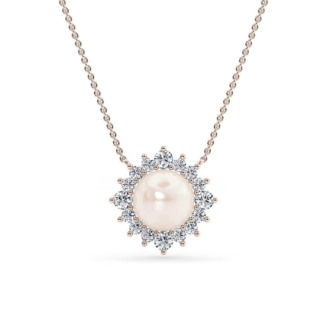 Oceania Necklace in Rose Gold (18k)