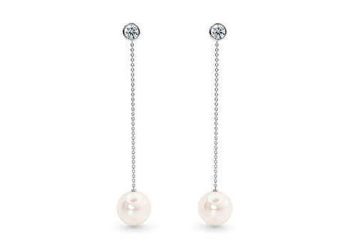 Maia Round in White Gold (9k)