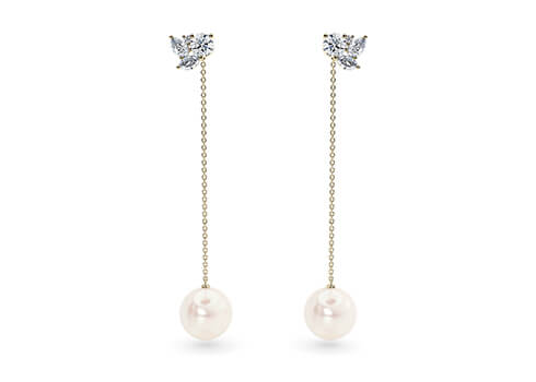 Thalia Round in Yellow Gold.