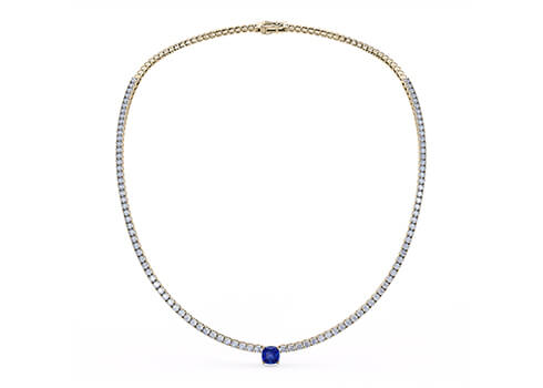 Ethera Tennis  in Yellow Gold.