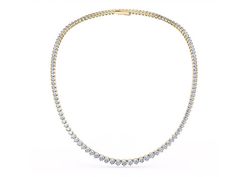 Regent Necklace in Yellow Gold.