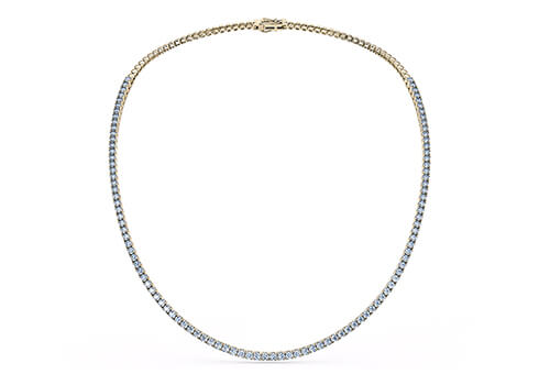 Mayfair Tennis in Yellow Gold.