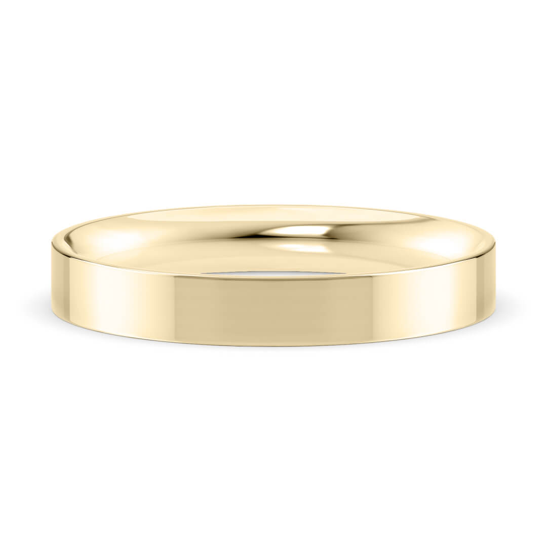 Wedding Ring in Yellow Gold (18k) with a Classic profile and 3mm width