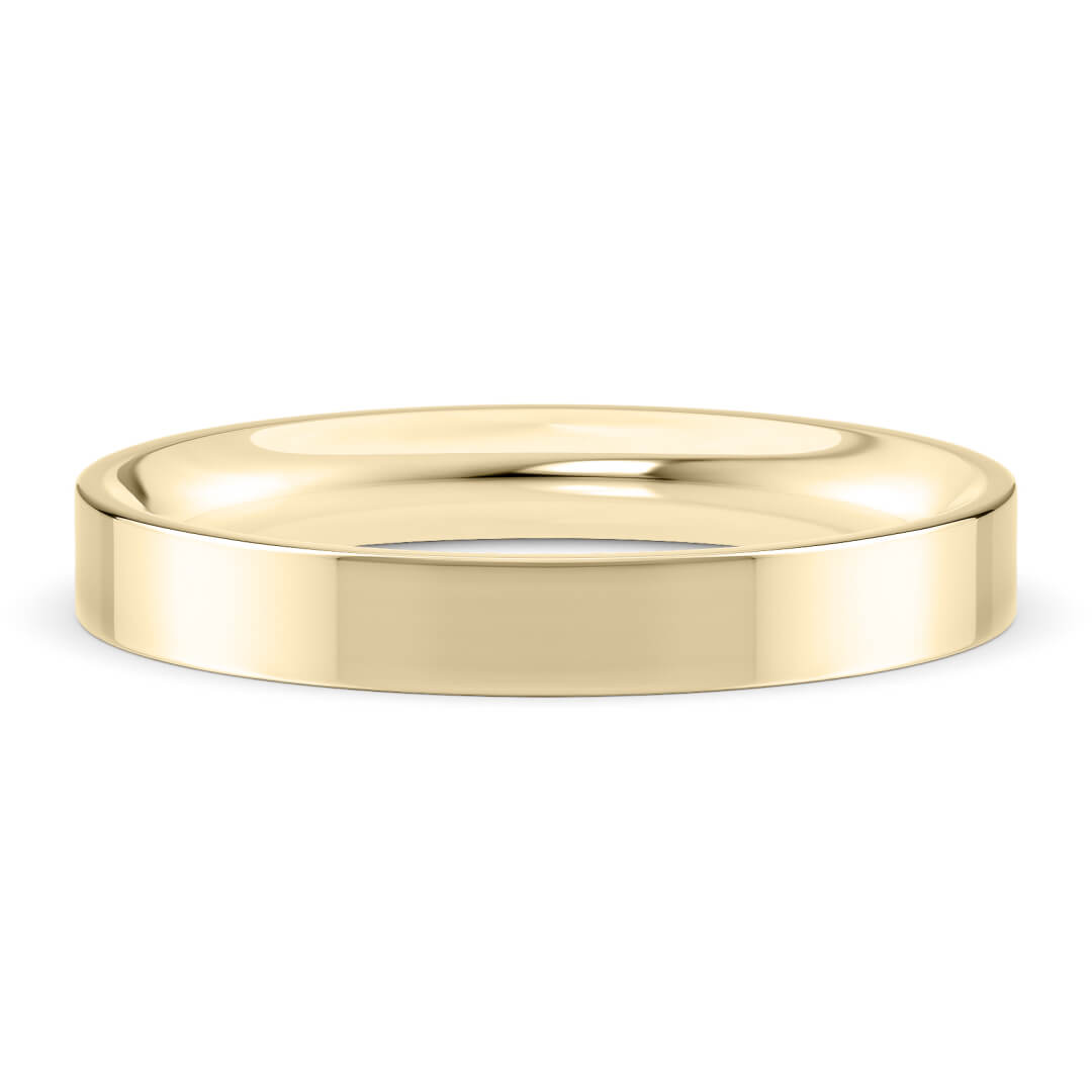 Wedding Ring in Yellow Gold (9k) with a Extra Heavy profile and 3mm width