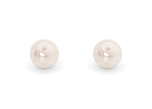 Tesora Studs in White Gold.
