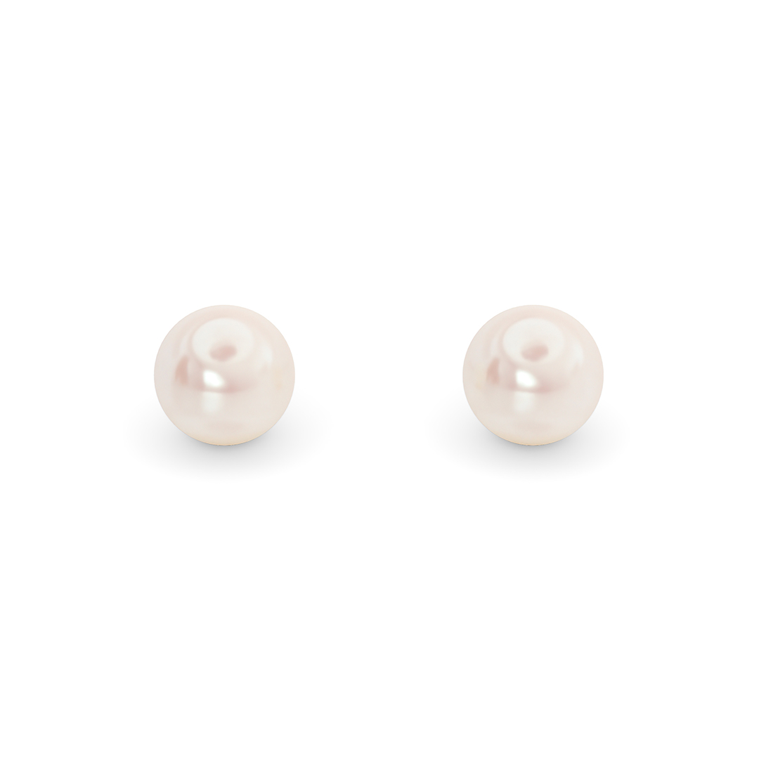 Tesora Studs in White Gold (18k)