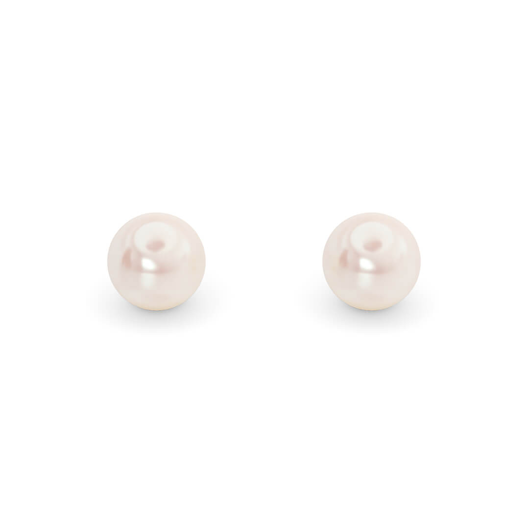 Tesora Studs in White Gold (18k)