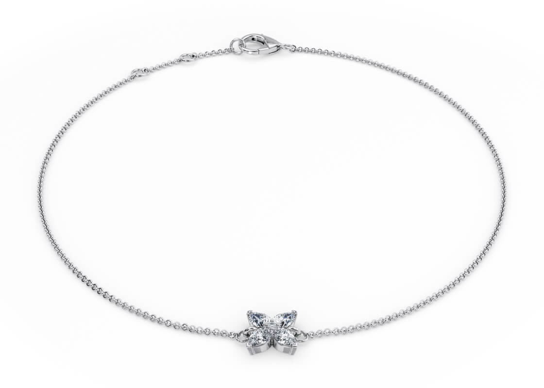 Rossetti Bracelet in Бяло злато