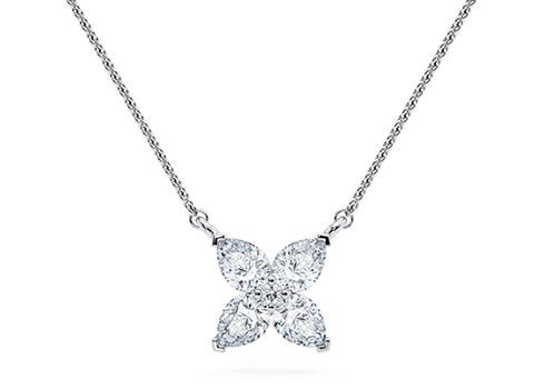 Rossetti Necklace in Weißgold.