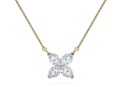 Rossetti Necklace in Yellow Gold.
