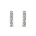 yellow gold diamond hoops
