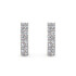 rose gold diamond hoops
