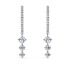 white gold drop earrings