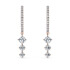 rose gold drop earrings