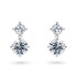 white gold drop earrings