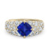 yellow gold cocktail ring