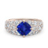 rose gold cocktail ring