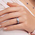 white gold engagement ring