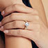 yellow gold engagement ring