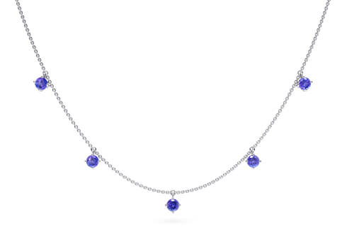 Astra Tanzanite in White Gold (9k)