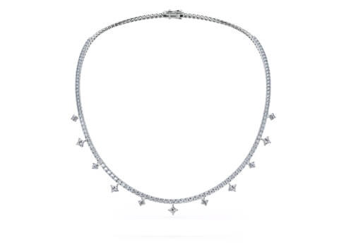 Starlight Necklace in 白金.