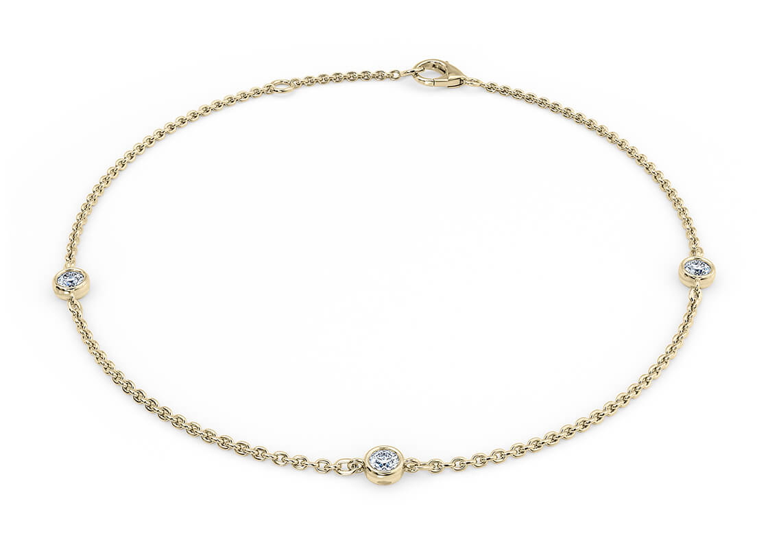 Tea Petite Lab Grown in Жълто злато