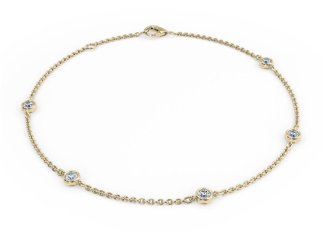 Tea Petite Lab Grown in Жълто злато