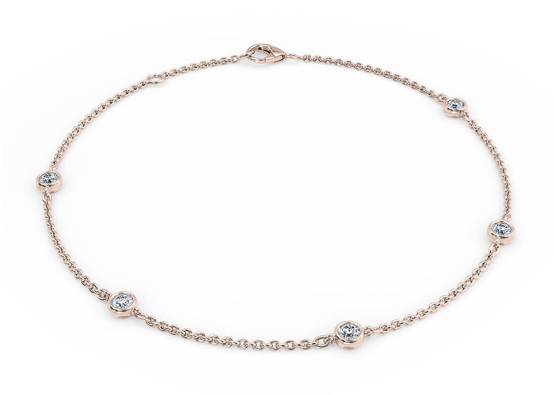 Tea Petite Lab Grown in Розово злато