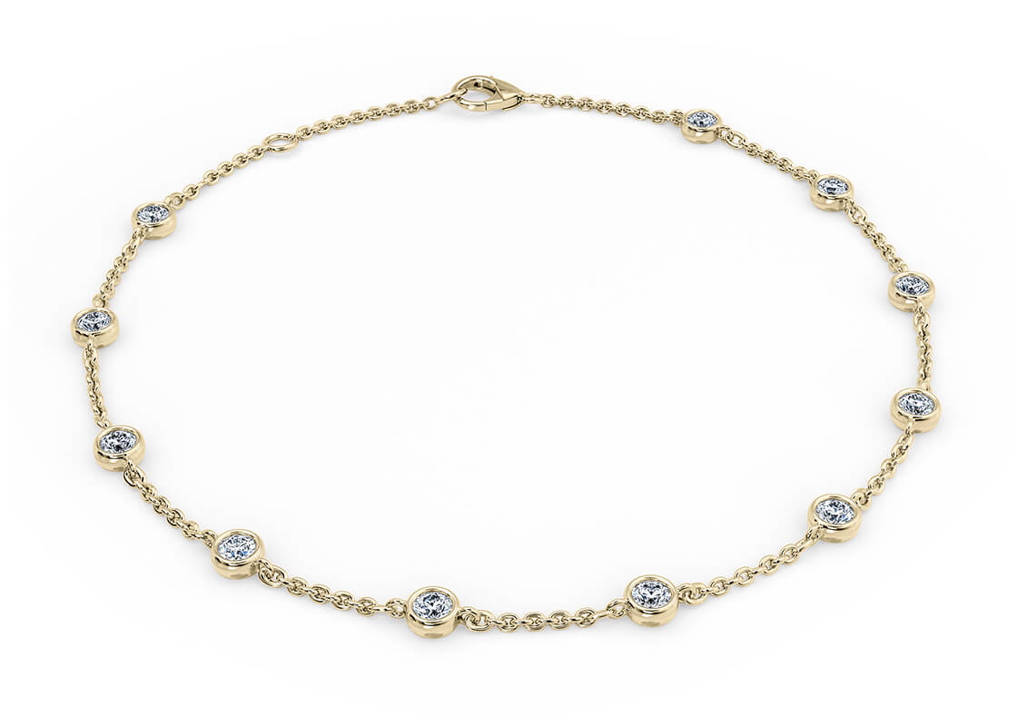 Tea Petite Lab Grown in Жълто злато