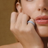cocktail ring white gold