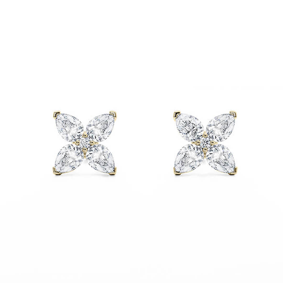 Rossetti Studs in Yellow Gold (18k)
