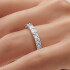 regent asscher eternity ring