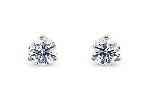 Meissa in Yellow Gold (9k) set with a Round cut diamond.