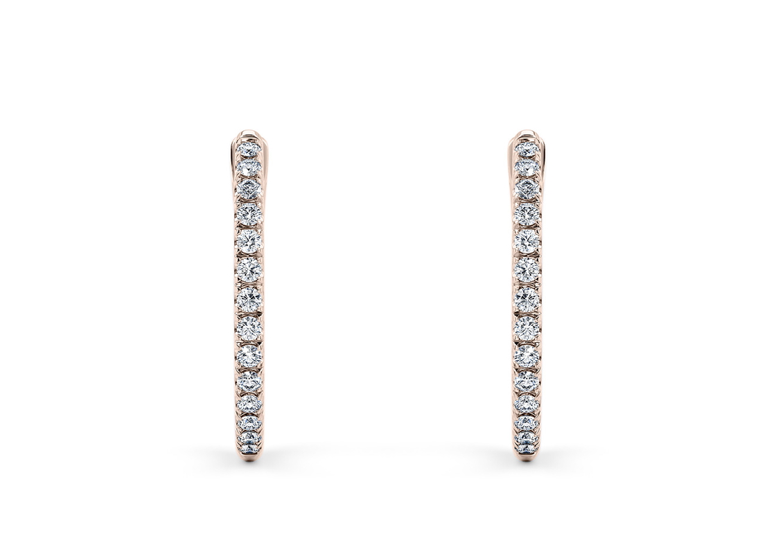 Iris Lab Grown in ذهب وردي